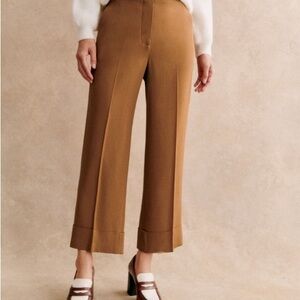 NWT Sezane Damon Trousers - Camel - Size 2 - Never worn